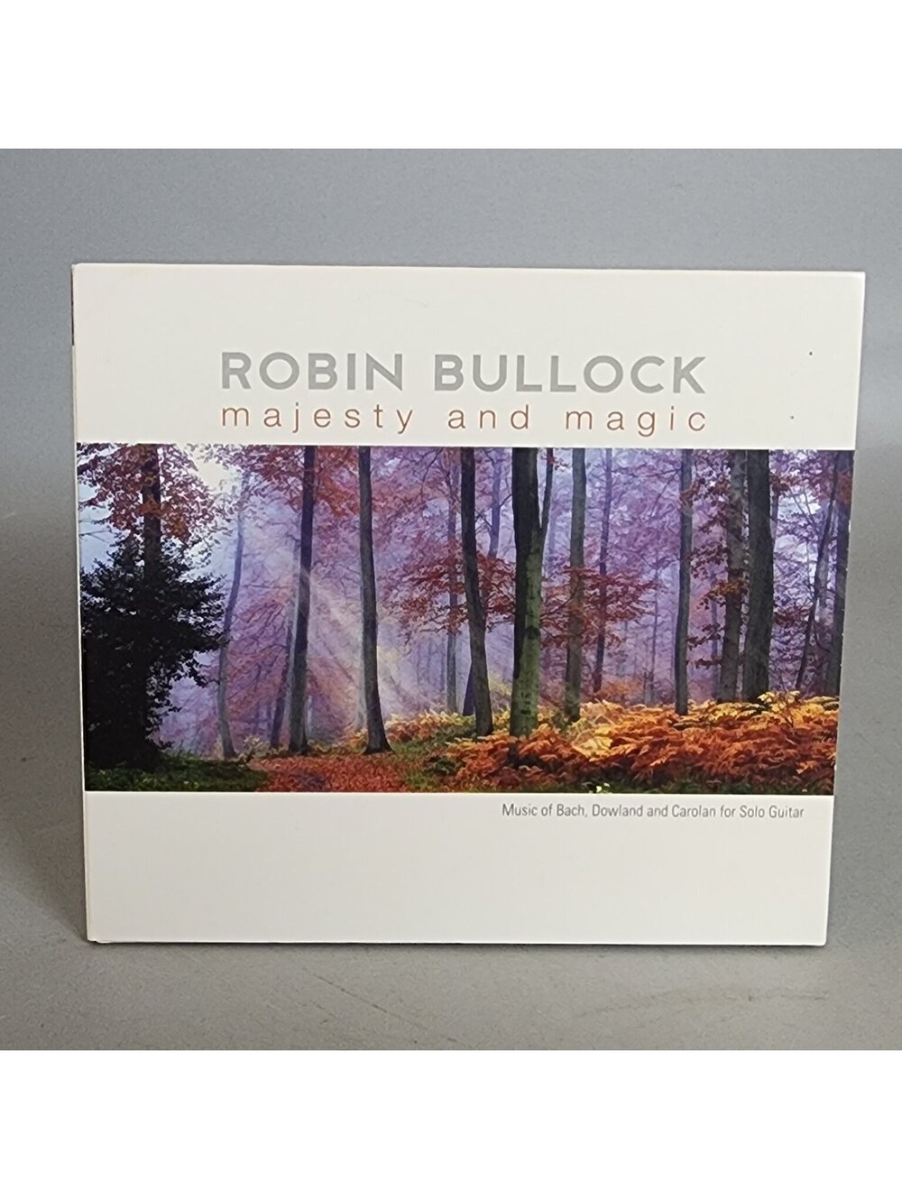 Robin Bullock - Majesty and Magic CD Solo Guitar Bach Dowland Carolan Digipak NM